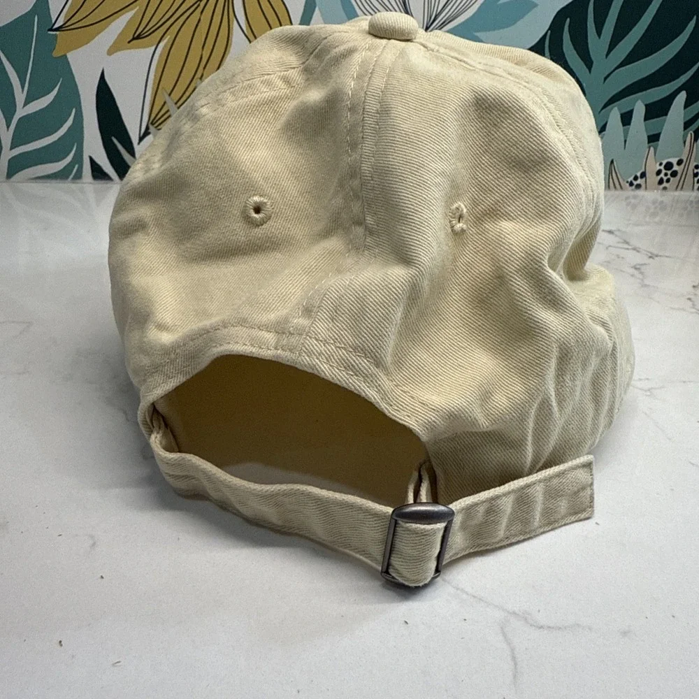 VINTAGE Mickey Mouse 1928 Slideback Hat‎ Tan One Size Adjustable Disney